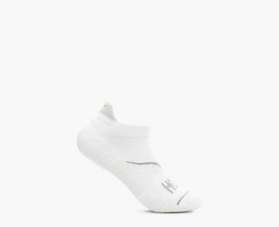 HOKA Witte onzichtbare hardloopsokken