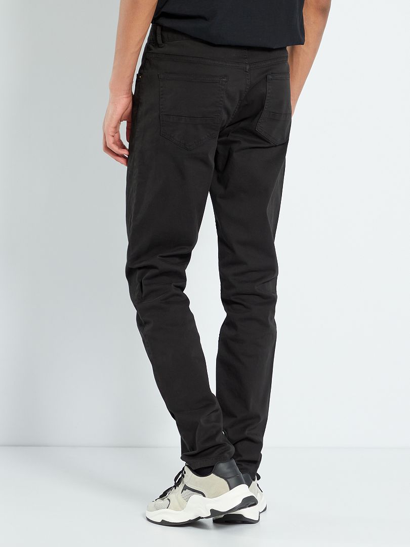 Nauwsluitende broek maat L36 voor personen langer dan 190 cm - zwart