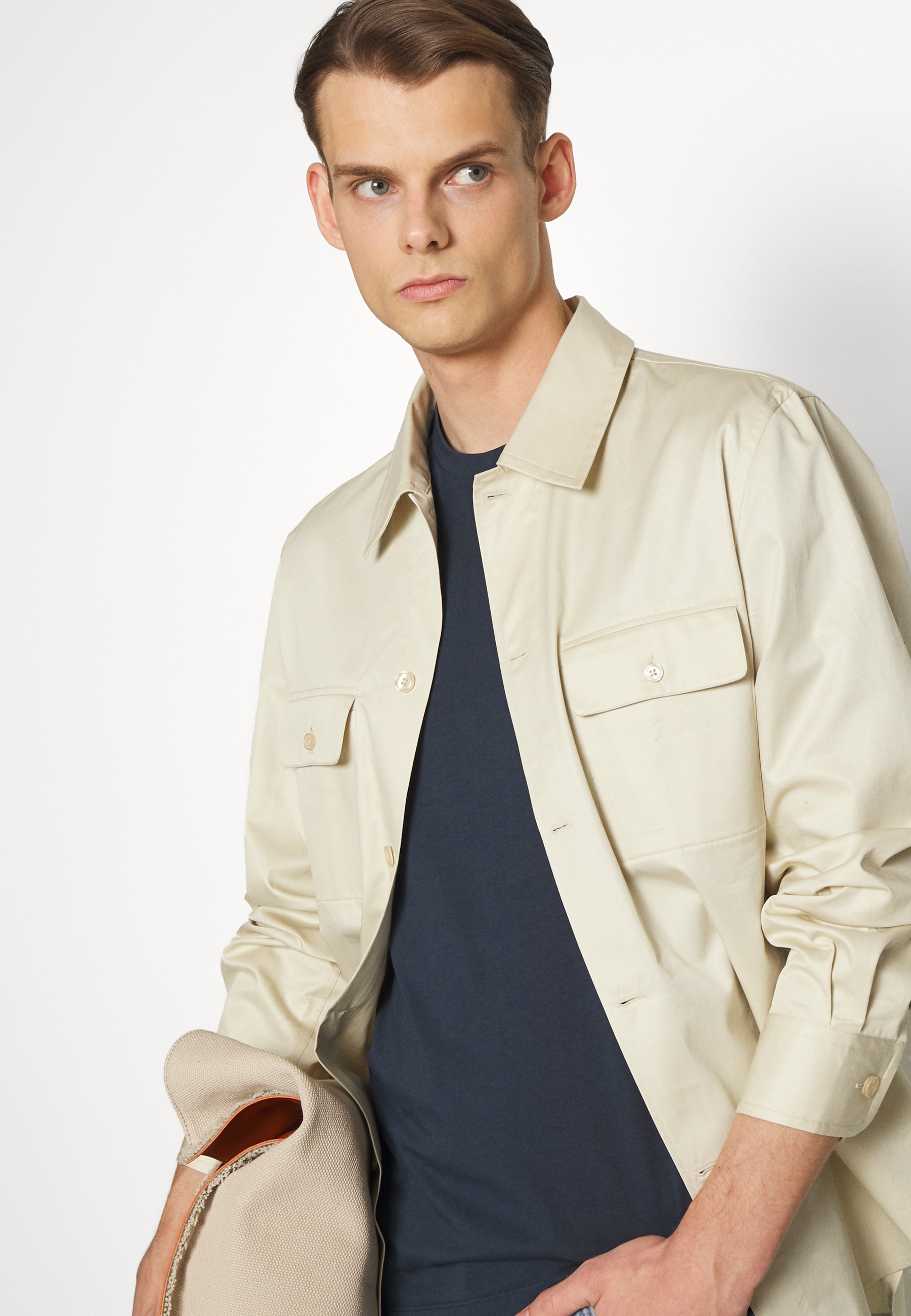 J.LINDEBERG SID - Jednoduché tričko - navy