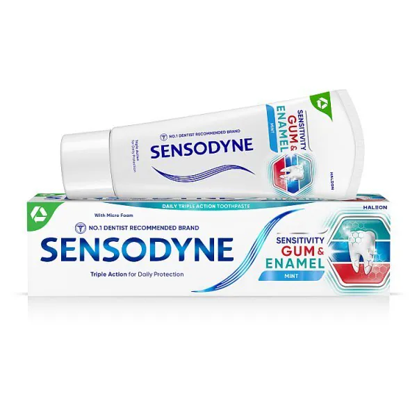 Pasta dental Sensodyne Sensitivity para encías y esmalte, 75 ml