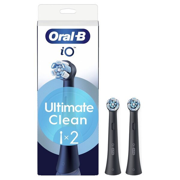 Glave zobne ščetke Oral-B iO Ultimate Clean, črne, 2 kosa
