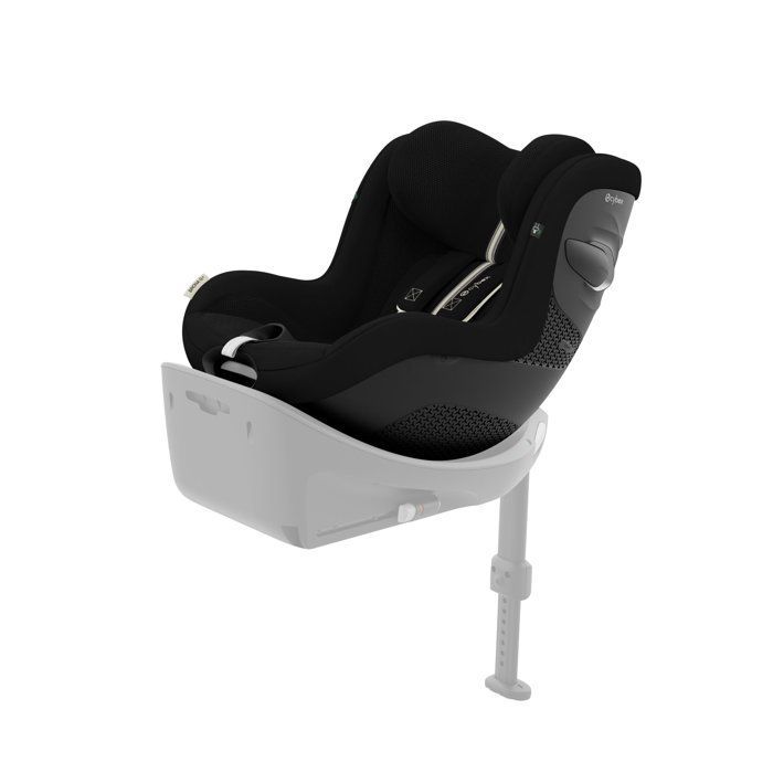 Cybex Sirona G Gold Car Seat - 61 to 105 cm - Birth up to 19 kg - 3 months to 4 years - Moon Black (Plus)