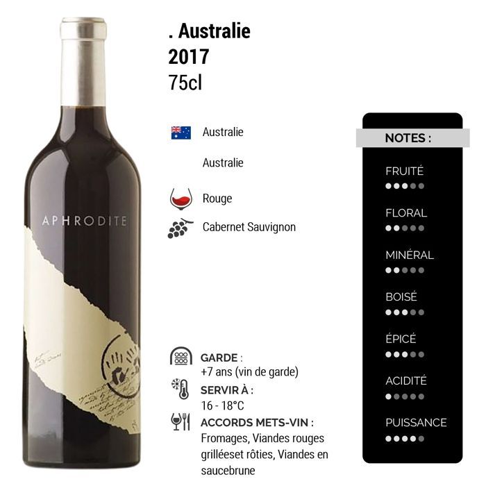 Two Hands Australia Barossa Valley Aphrodite 2017 - Australian Red Wine (75cl)