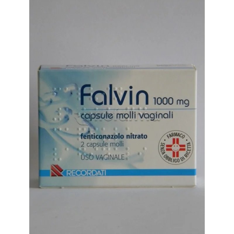 FALVIN Falvin 1000 mg 2 zachte vaginale capsules Fenticonazol Antimicrobieel preparaat
