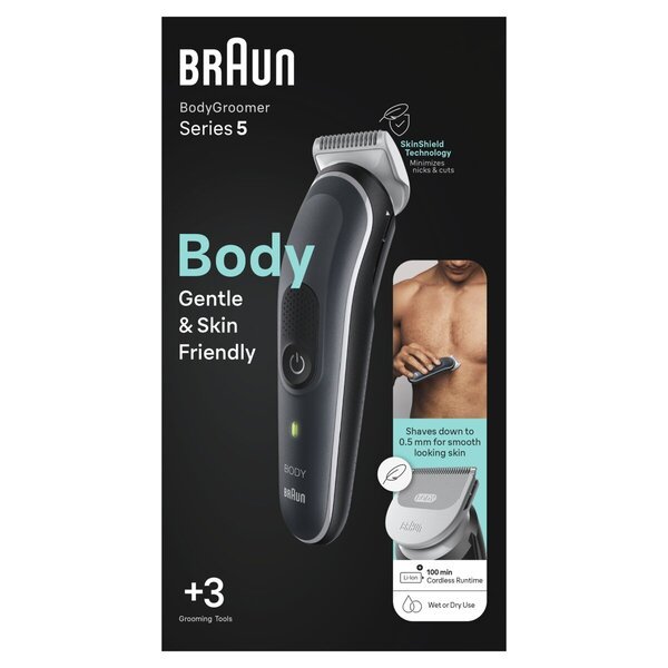 Zastrihávač tela Braun Series 5 5340, antracitová farba