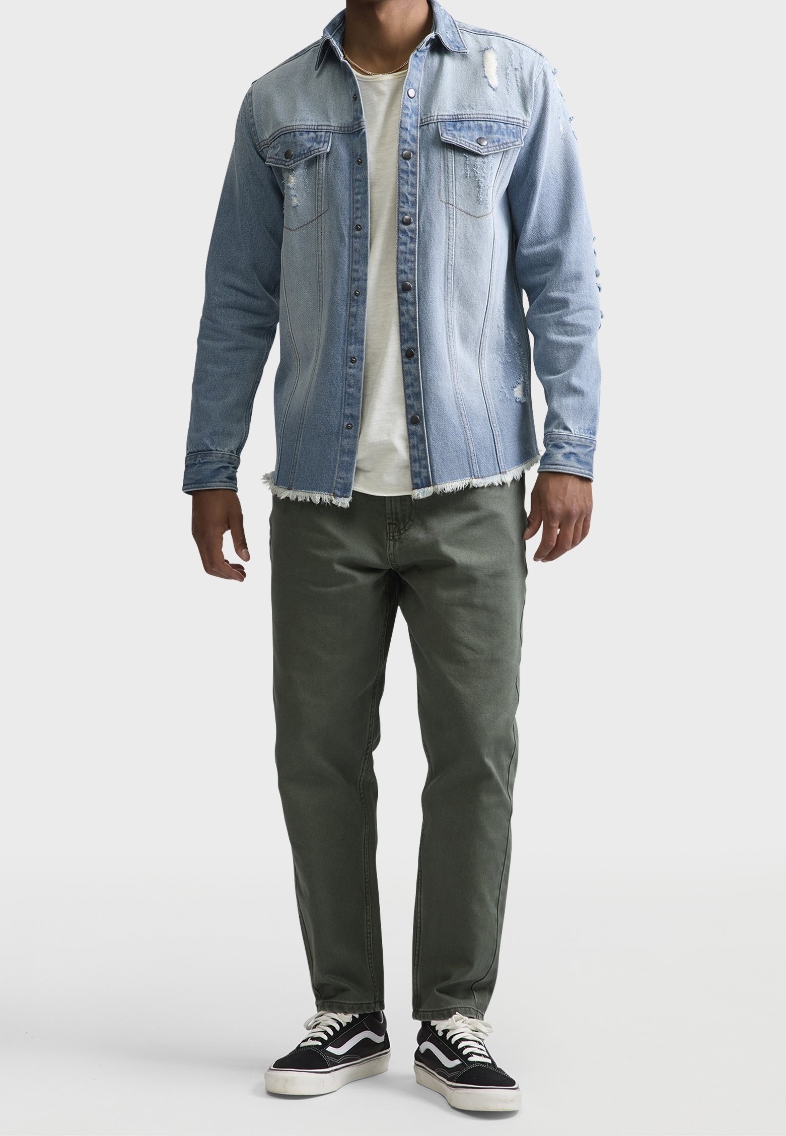 Redefined Rebel Shirt - lichtblauw