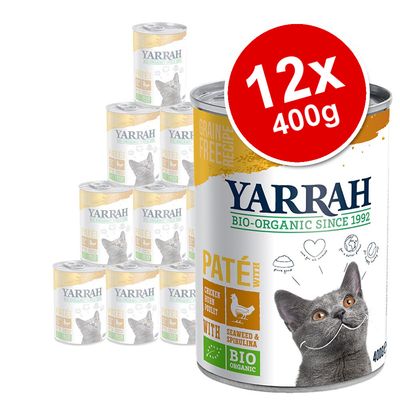 Yarrah Økologisk Paté Sparpakke 12 x 400 g