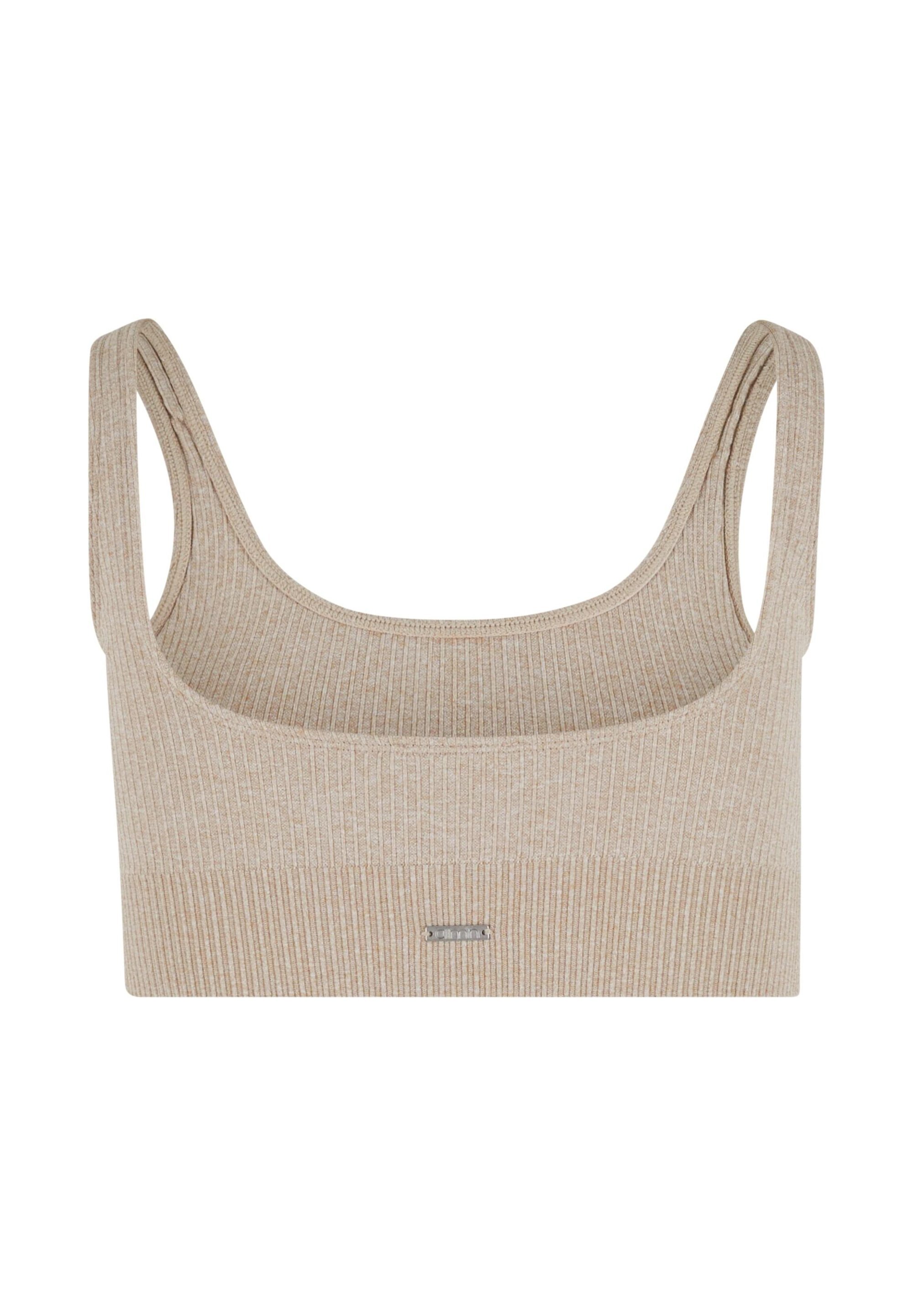 aim'n® RIBBED SEAMLESS - Soutien-gorge de sport à maintien moyen - beige
