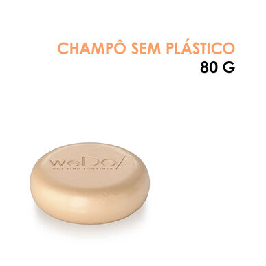 WeDo Professionals No Plastic Shampoo tuhý šampon pro normální nebo poškozené vlasy 80 g
