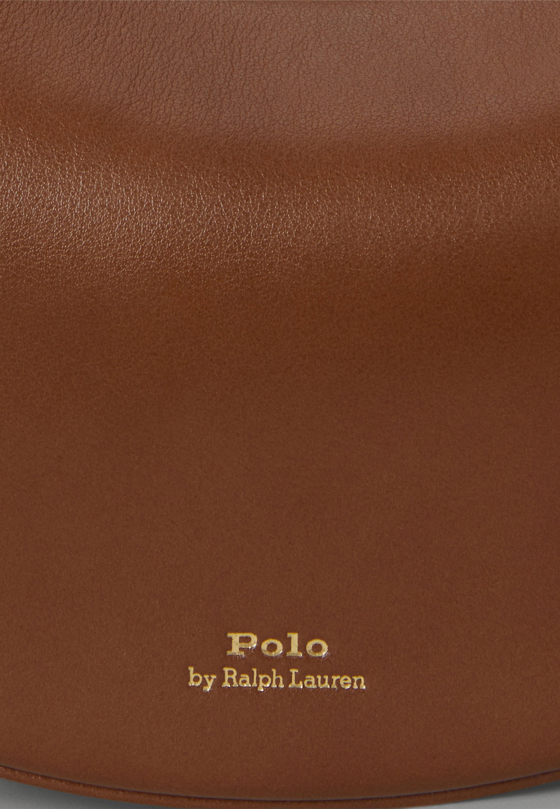 Polo Ralph Lauren POLO ID LEREN MINI TAS MET KETTING - Handtas - donkerbruin