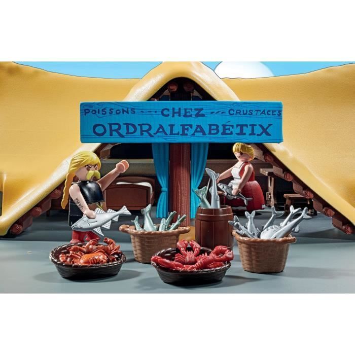 PLAYMOBIL 71266 Asterix Ordralfabetix's Hut, Asterix's Dorp, Verzamelbaar Speelgoed, Leeftijd 5+