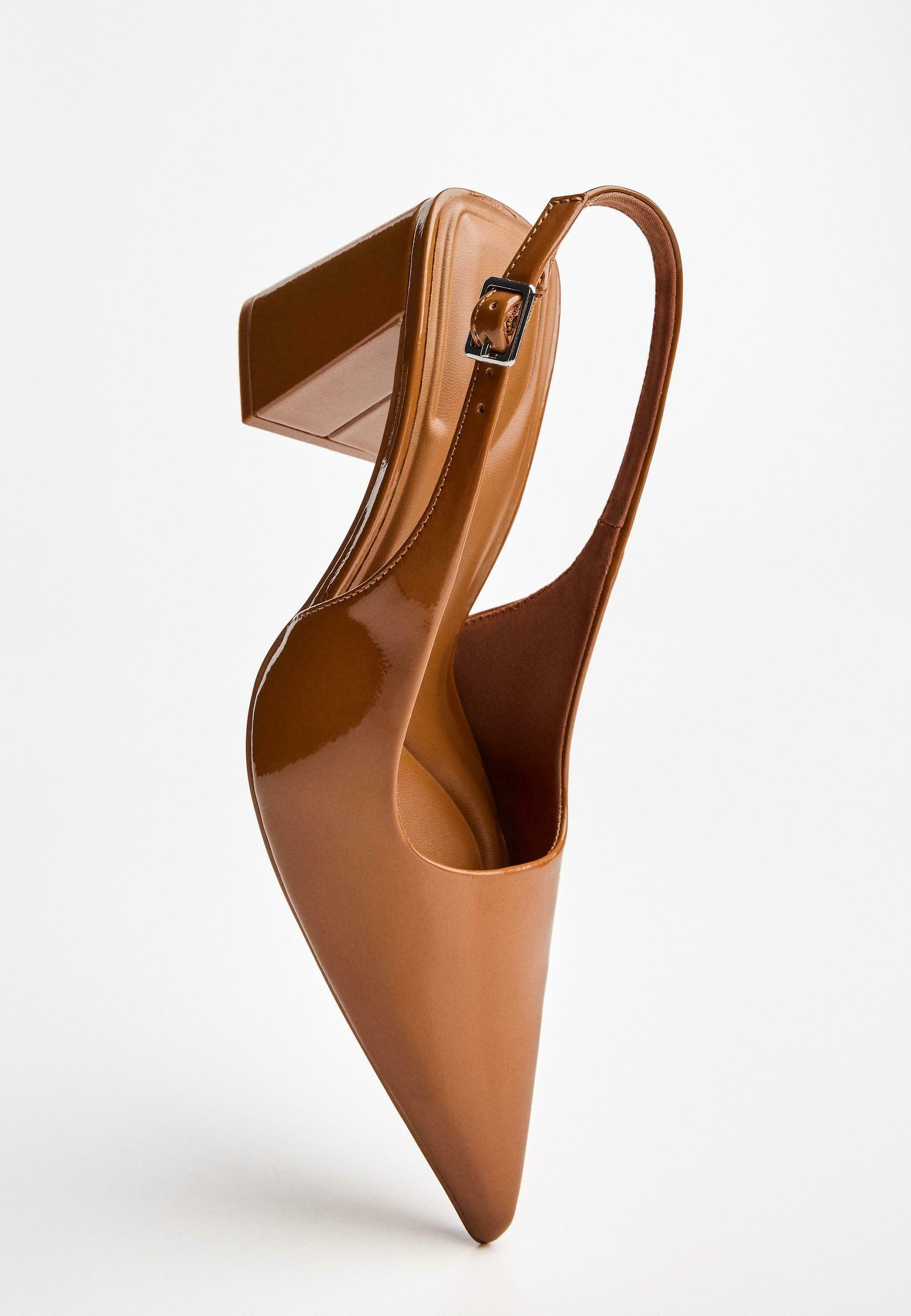 Bershka BLOCK HEEL - Hoge hakken - gemêleerd oranje