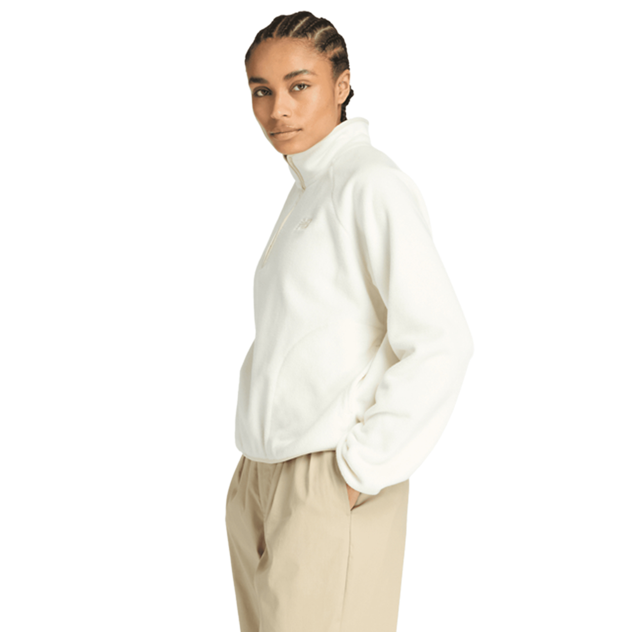 New Balance Sport Polar Fleece Halv Lynlås