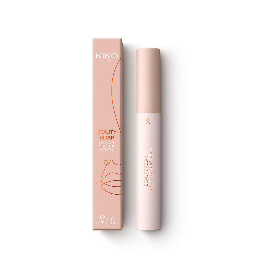 BEAUTY ROAR PH MATTE LIQUID LIP COLOUR 02 Coral embrace