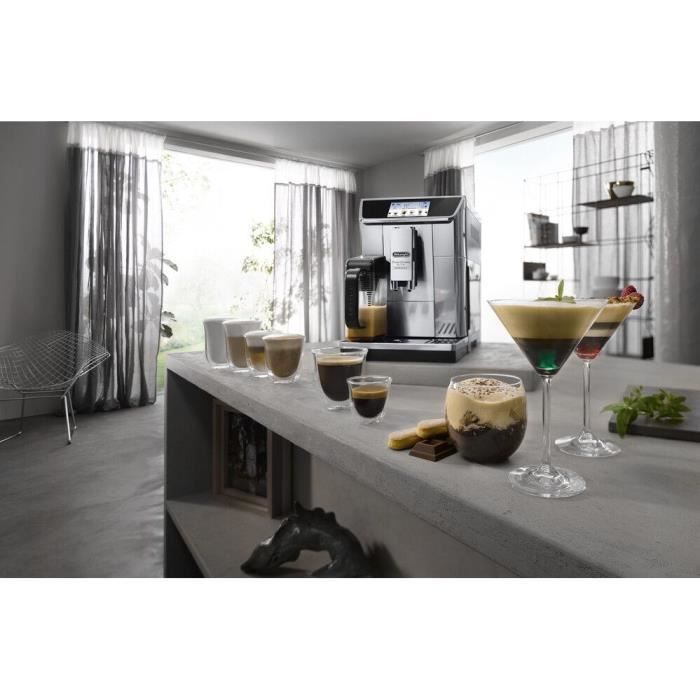 Machine expresso broyeur - De'Longhi - Primadonna elite - ECAM650.85.MS - 28 recettes - Gris