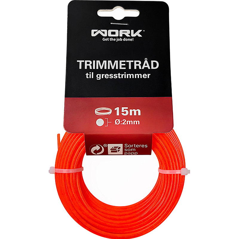 Arbetstrimmerlina 2,0 mm, 15 m, Arbete