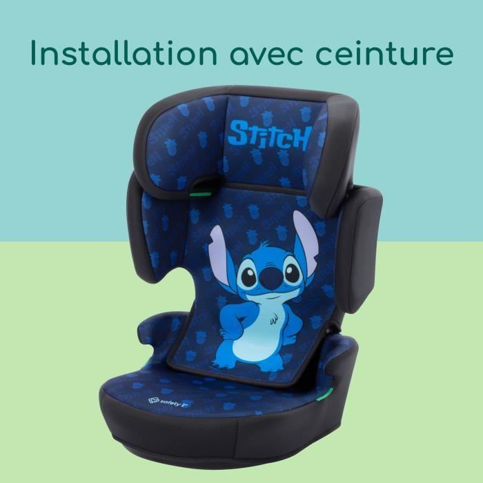 SAFETY 1st Disney© Siège auto Helia i-Safe i-Size Stitch, groupe 2/3, 3,5 ans à 10/12 ans, 15-36kg, Classic Stitch