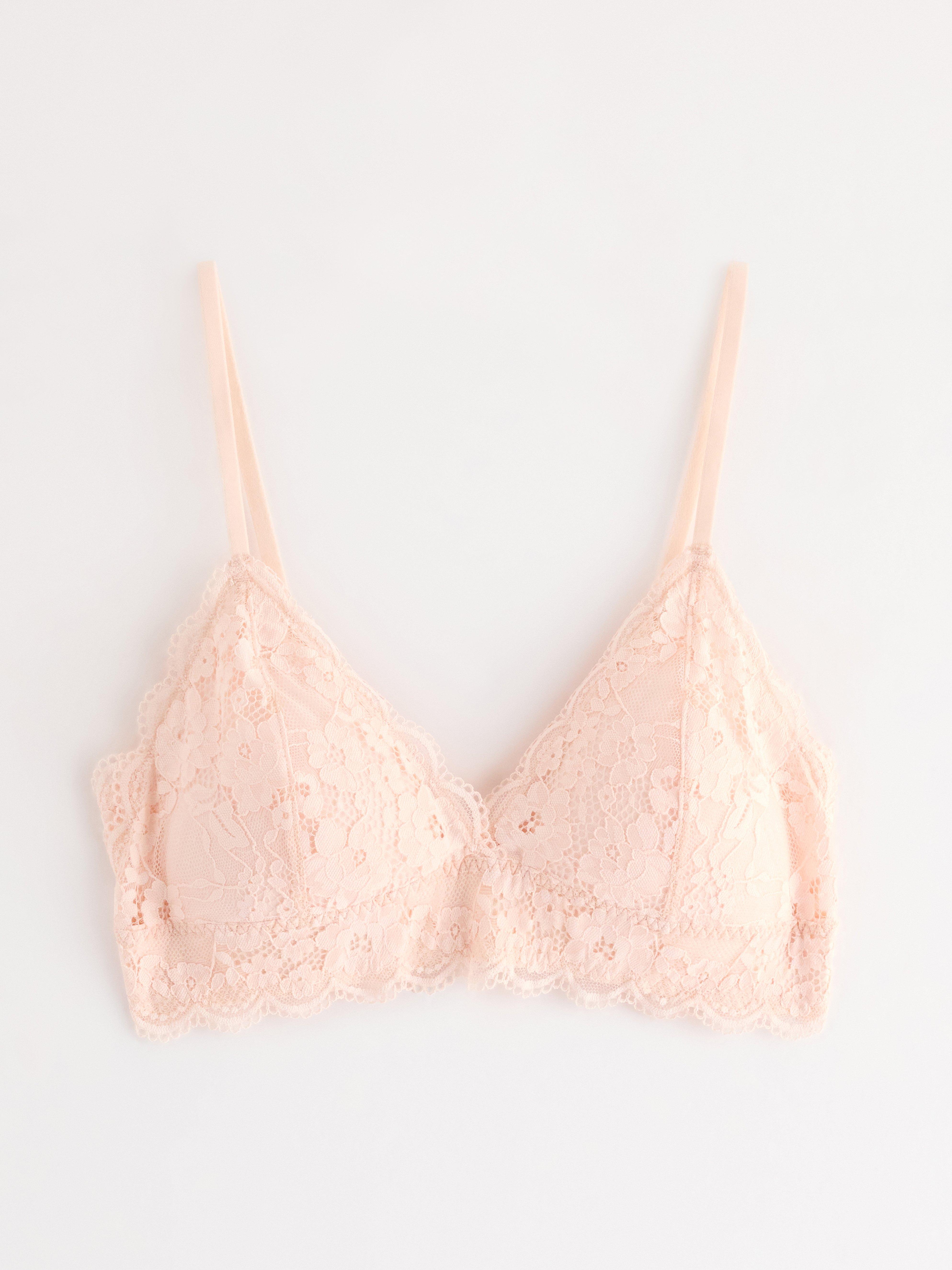 Bralette i spiker Lt rosa