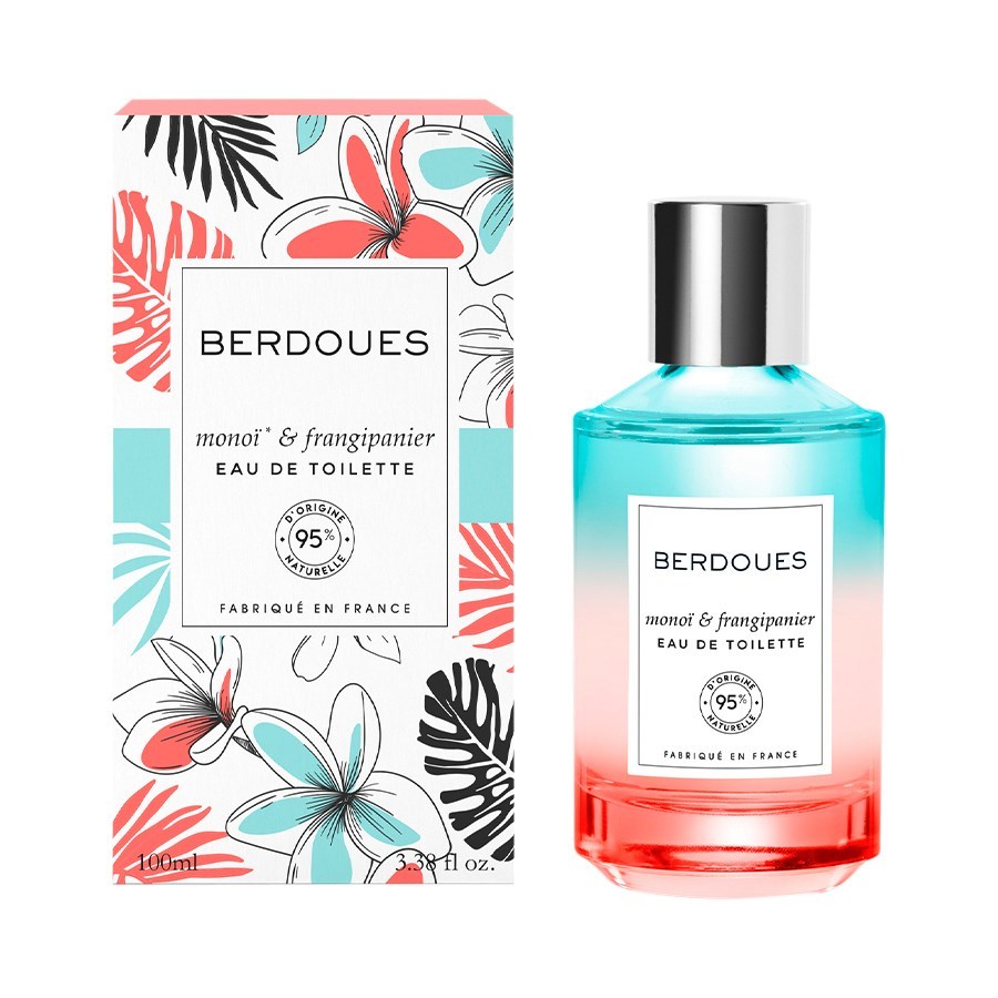 Toaletná voda Berdoues Perfume 95% Bio Monoi & Frangipani – 100 ml