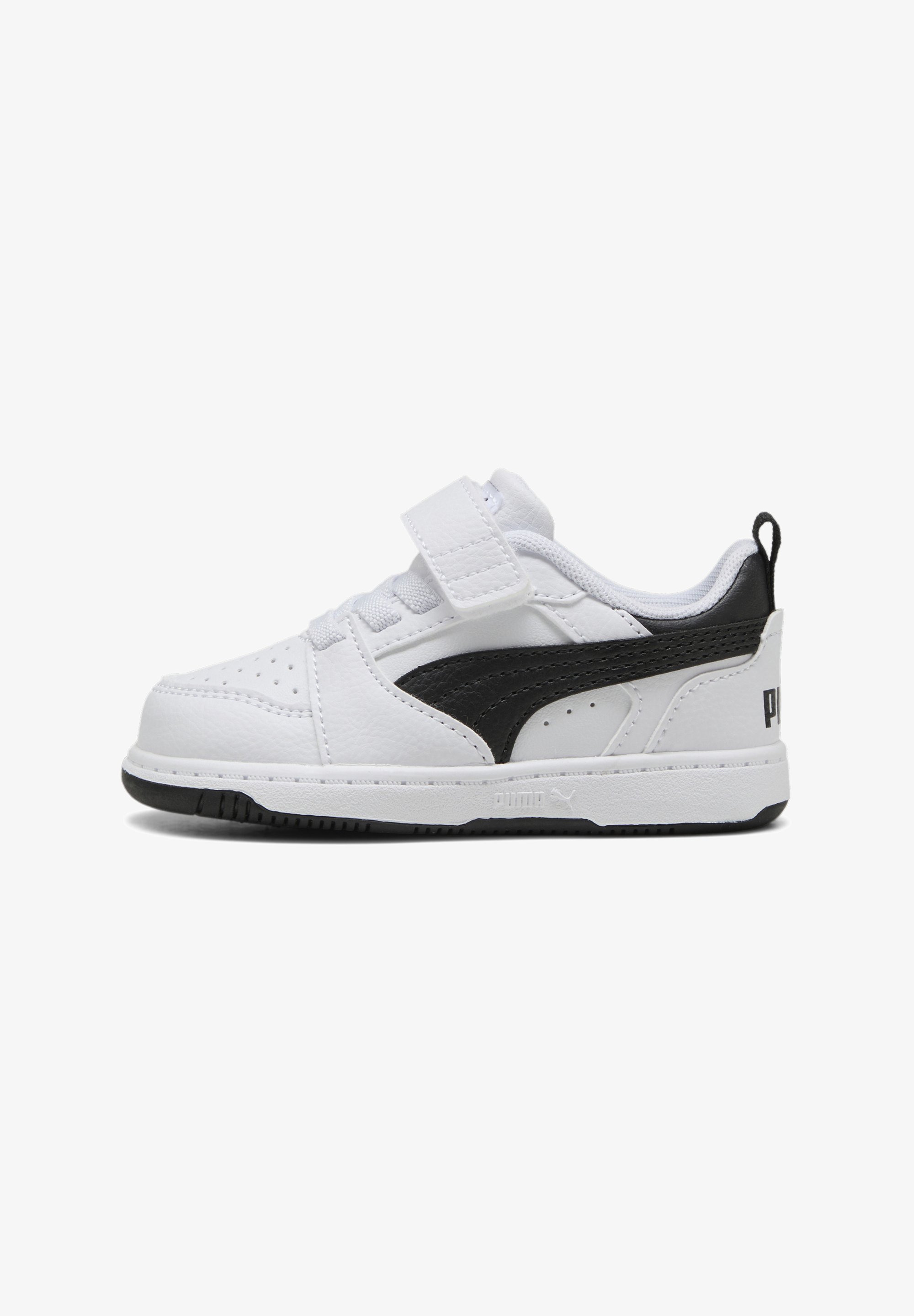 Puma REBOUND V6 LO - Scarpe per neonati - bianco nero nero
