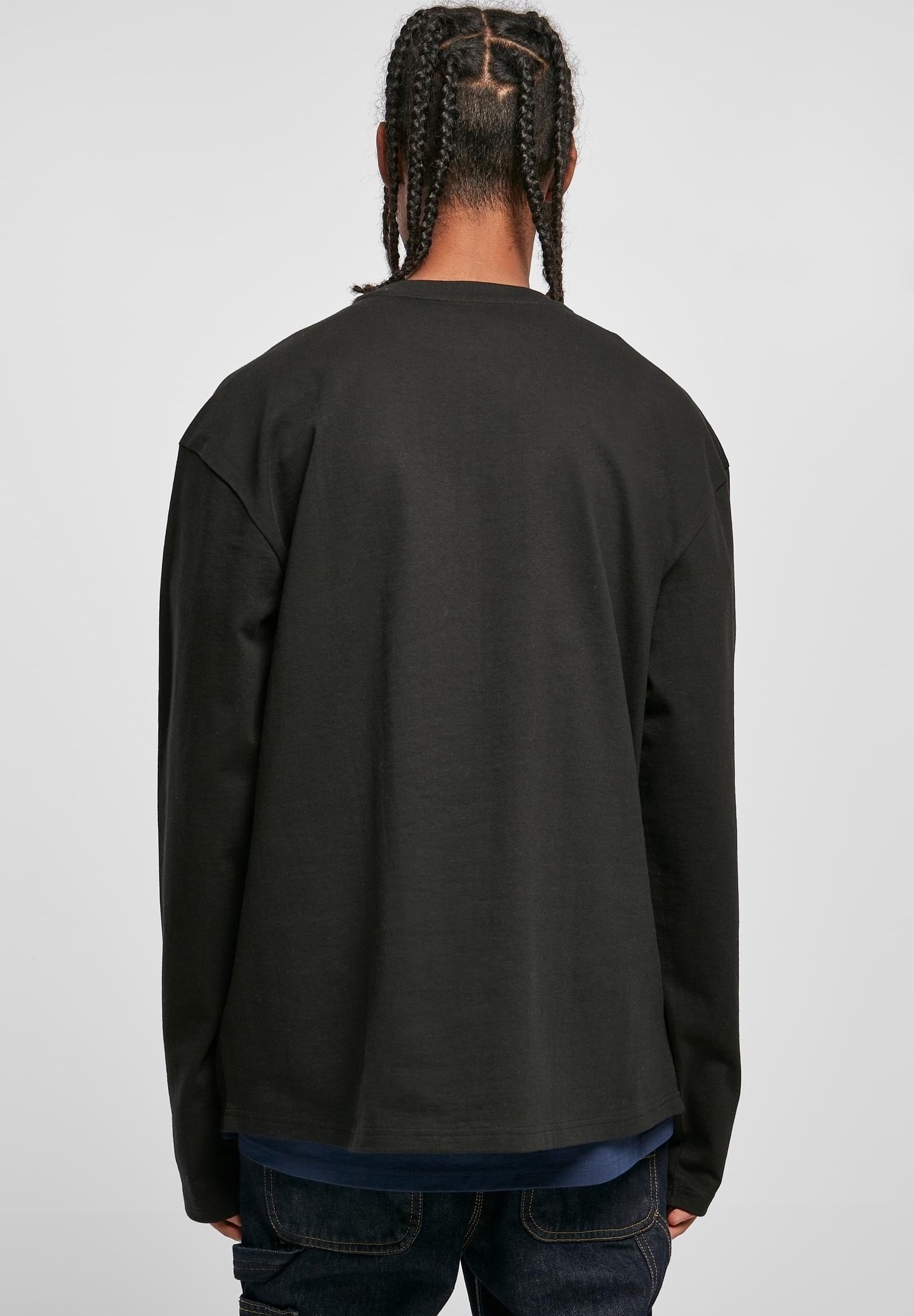 Urban Classics top met lange mouwen - zwart
