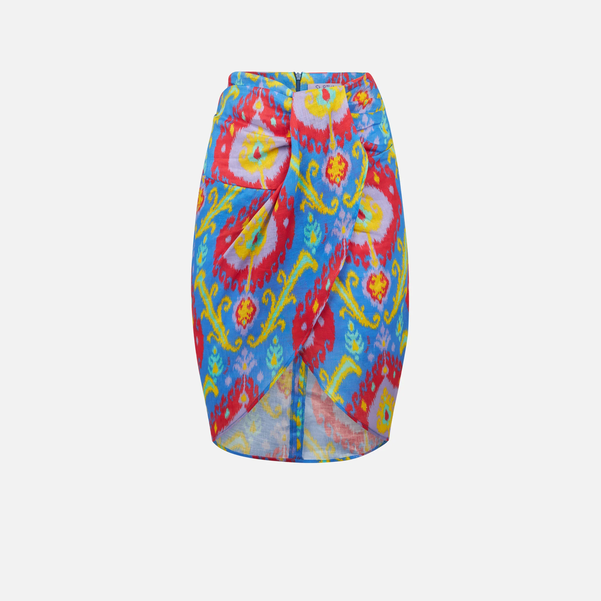 Damesrok maat M met veelkleurige print
