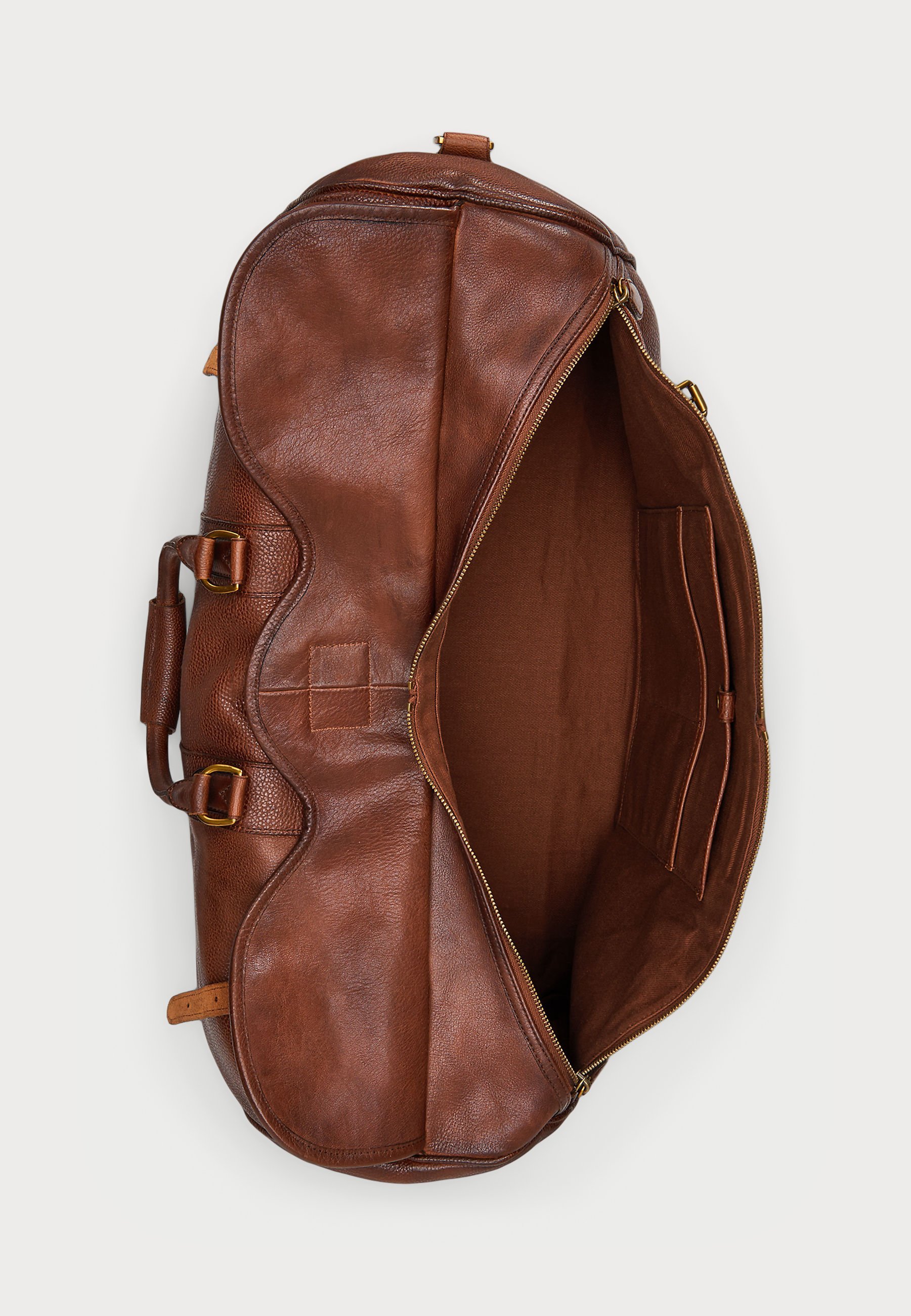 Polo Ralph Lauren HERITAGE LEDER-DUFFEL - Wochenendtasche - braun