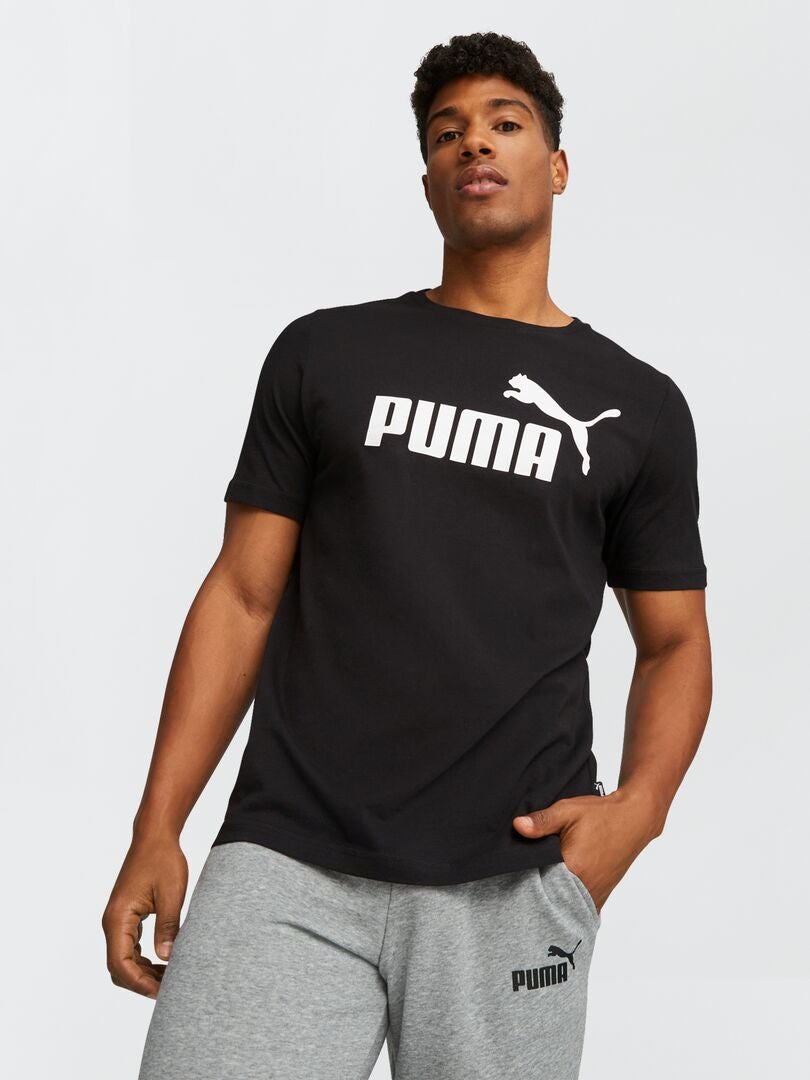 'Puma' T-shirt - ZWART