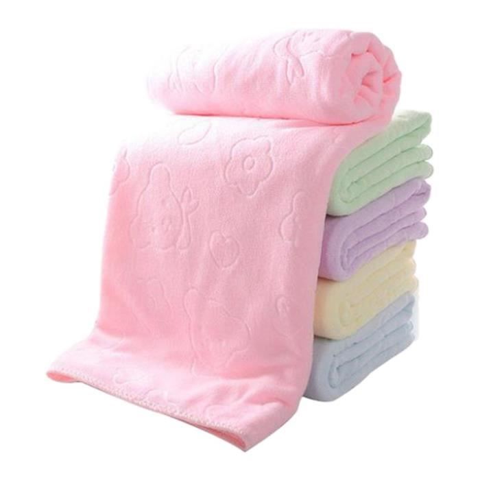 Lot de 5 draps de bain taille Jumbo Polyester Solid Home Gym Beach Serviette de bain