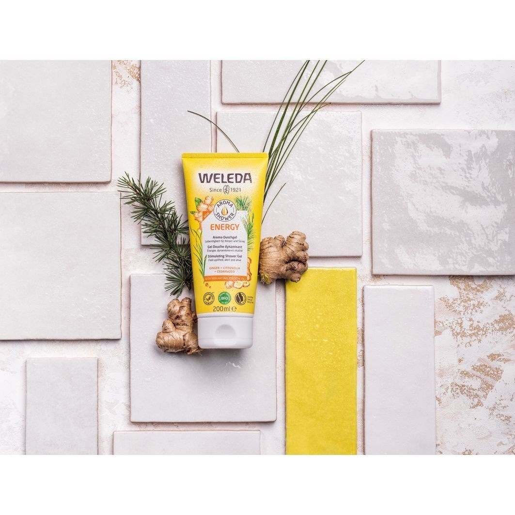Weleda citrusinių vaisių aromato dušo želė „Energy“ 200 ml