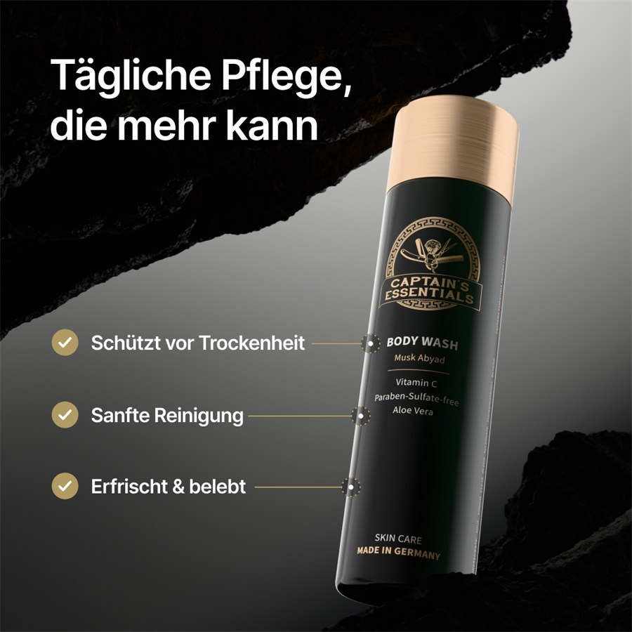 Captain's Essentials gel za tuširanje - 250 ml