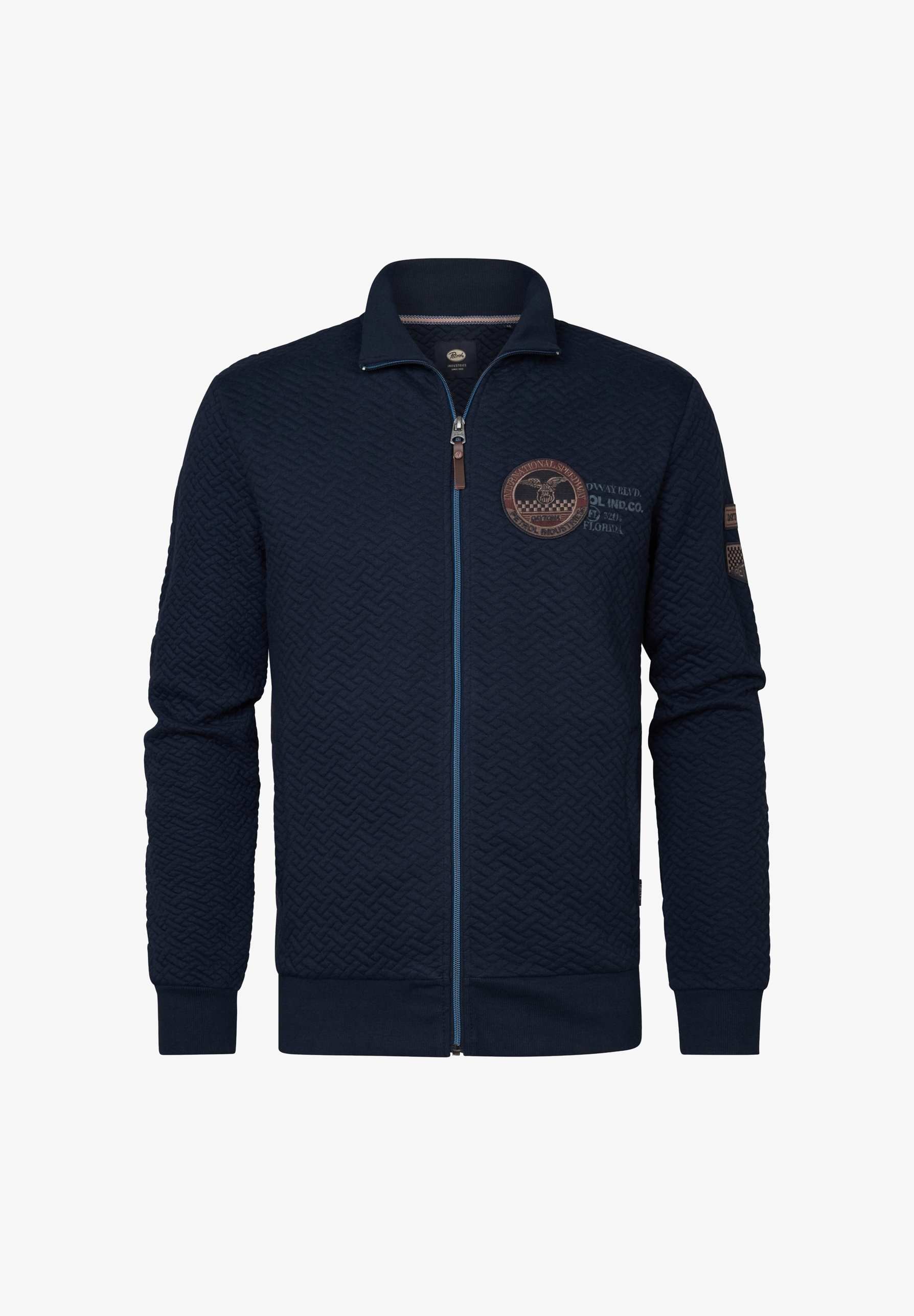 Cardigan Petrol Industries - blu scuro
