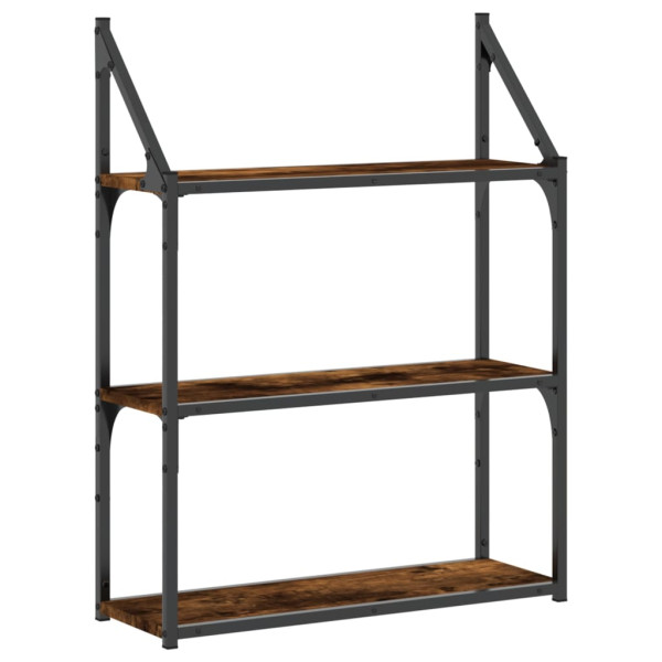 VidaXL Regał ścienny z 3 półkami 60x21x78,5 cm
