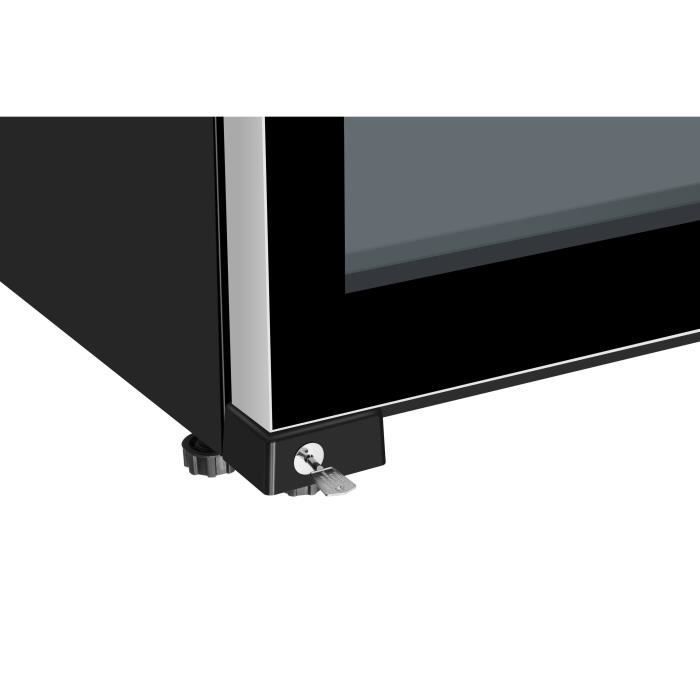Cave à vin de vieillissement - HAIER HWS116GAE - Pose libre - 116 bouteilles H126.5 x L59,5 cm - Noir