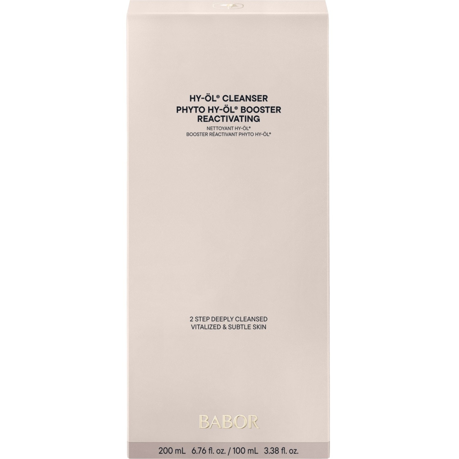 Set di gel detergente BABOR HY-ÖL e fito-riattivante - 1 pezzo
