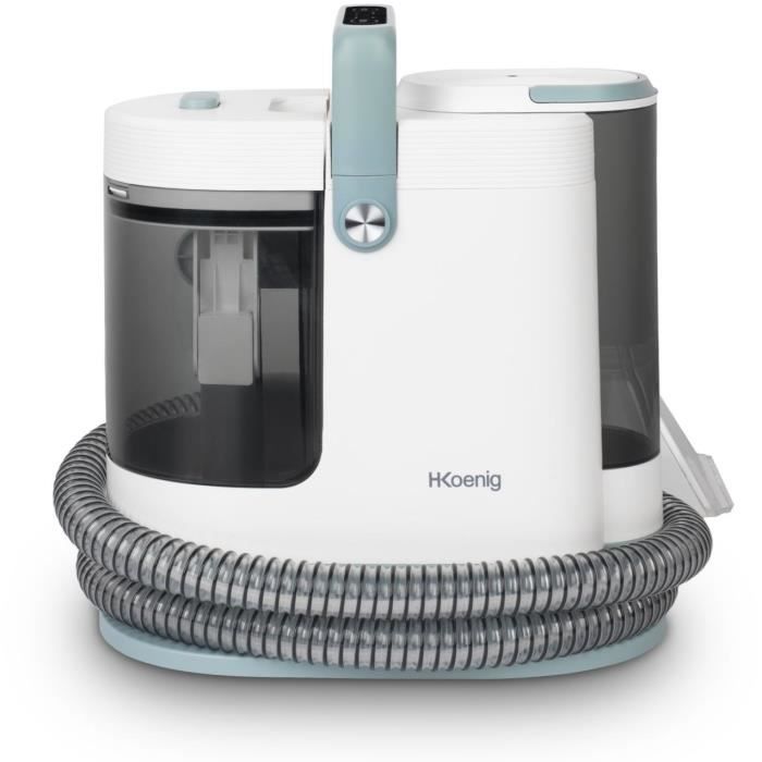 Hot water and steam textile cleaner - H.KOENIG TWT99 - 1700 W - 2 brushes