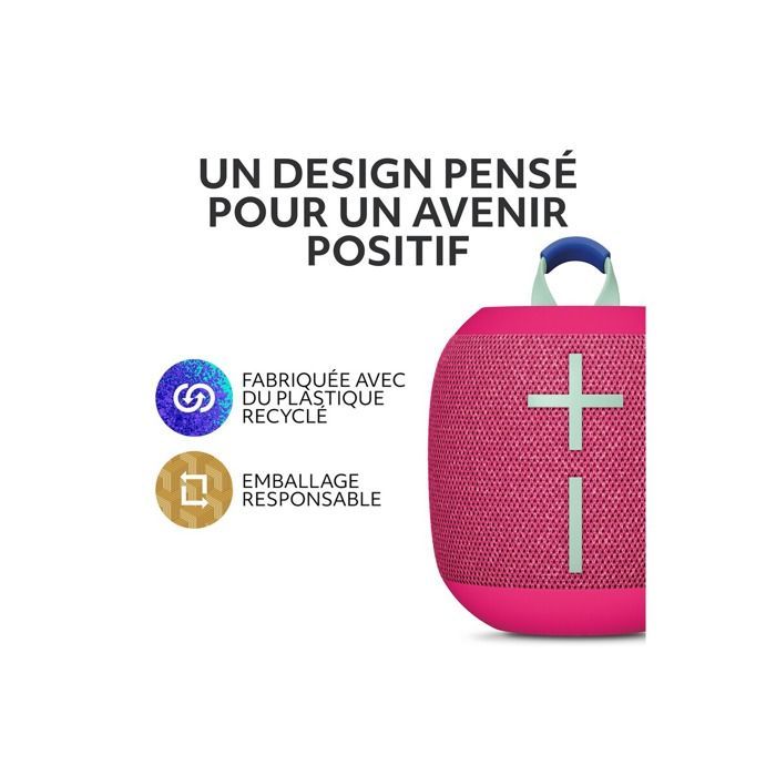 Ultimate Ears WONDERBOOM 4, altoparlante wireless portatile e impermeabile con Bluetooth, bassi potenti e suono a 360°.