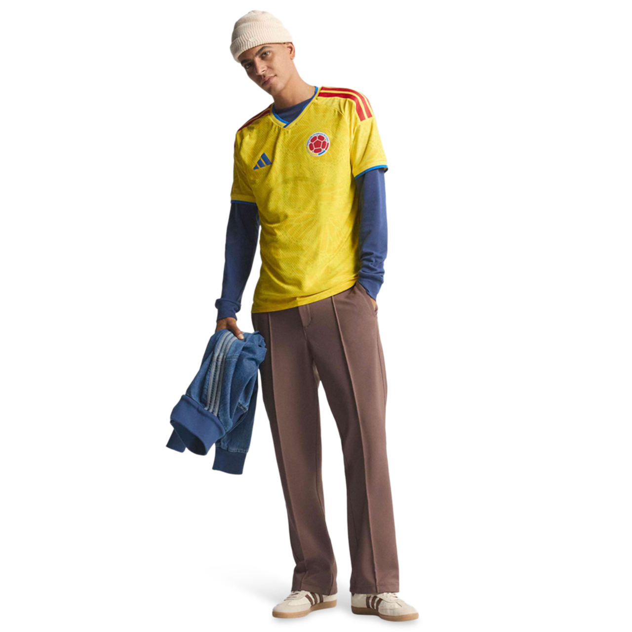 adidas Colombia 26 -kotipelipaita aito