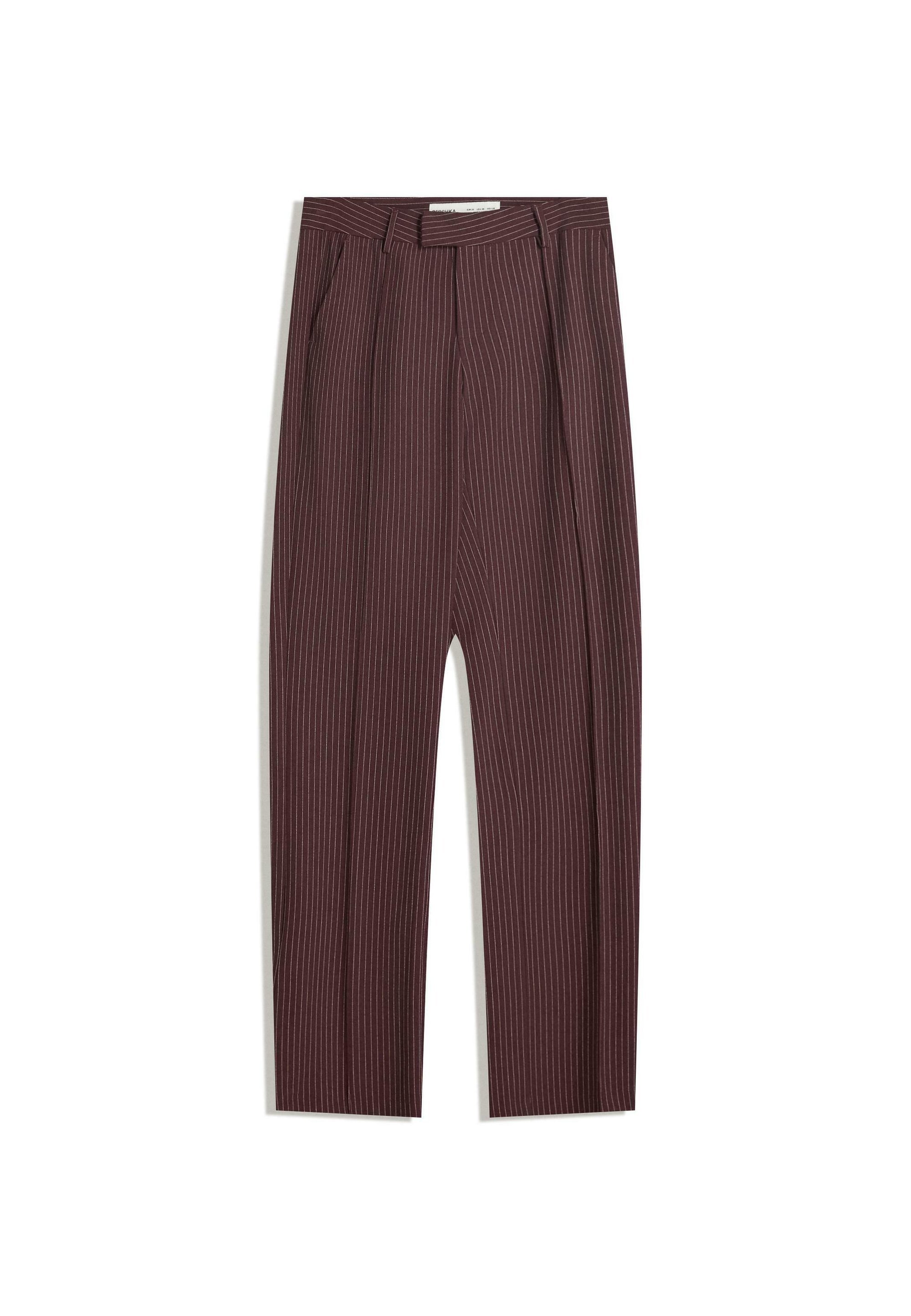 Bershka TAILORED - Pantalon - bordeaux