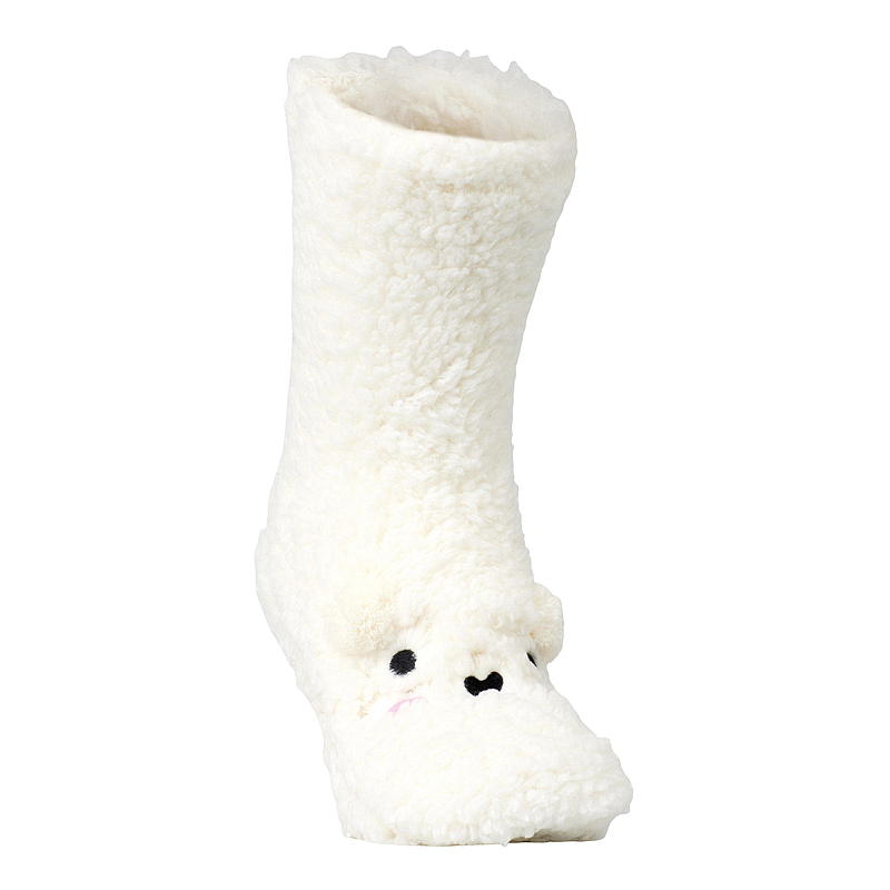 Time 2 Change Sherpa-tofflor storlek 31/35-36/41 med halkfria material