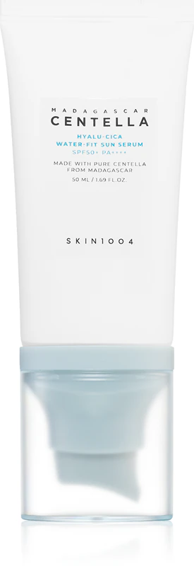 SKIN1004 Madagascar Centella Hyalu-Cica Water-Fit Sun Serum Twin Pack - Sérum protetor solar com efeito hidratante (pacote duplo)