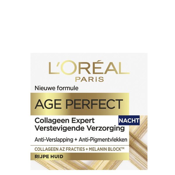 L'Oréal Paris Age Perfect Collagen Expert nostiprinošs nakts krēms<br>50ml - Nobriedušai ādai