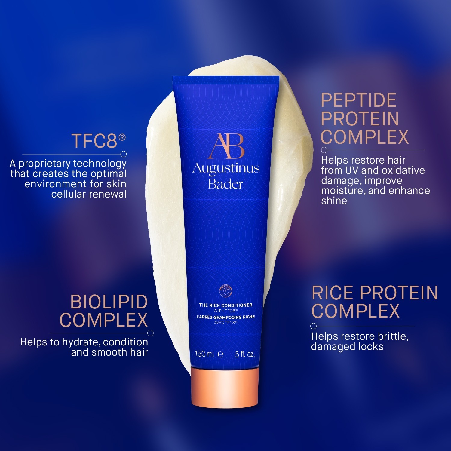 Kondicionér Augustinus Bader The Rich - 150 ml