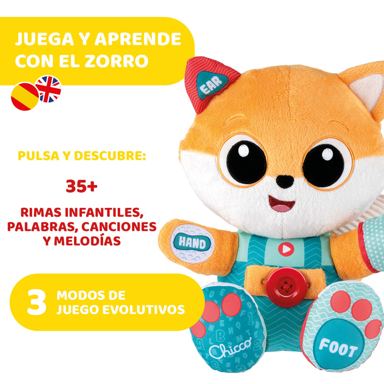 Foxy Plüss Kétnyelvű