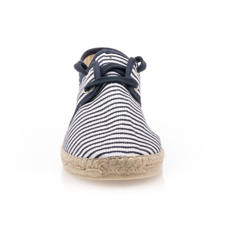 Blå espadriller med tausåler til dame