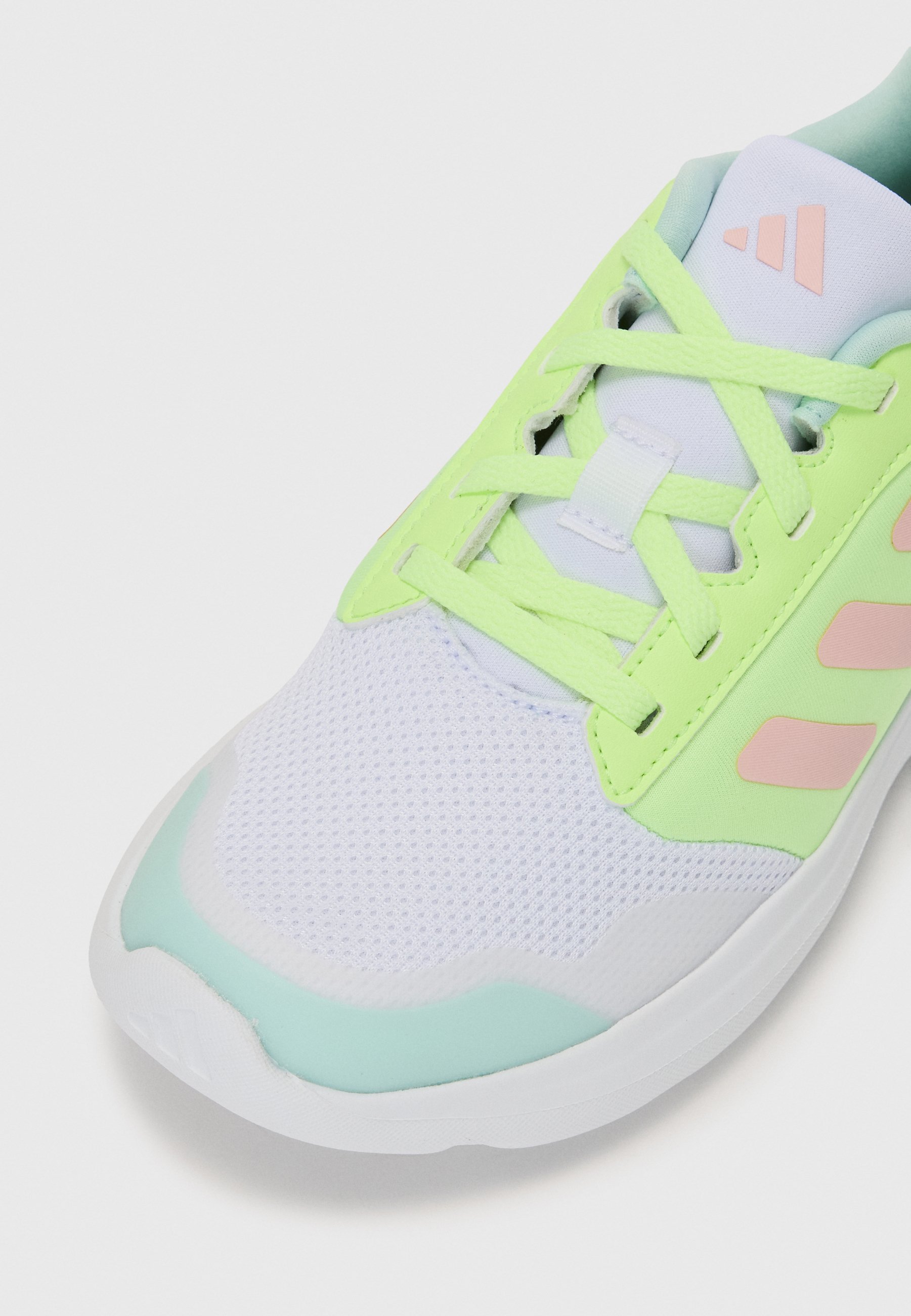 adidas Performance TENSAUR - Løpesko for landevei - hvit/klar rosa/gul