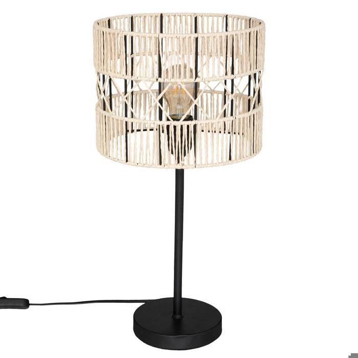 Table lamp - ATMOSPHERA - Caly - Black - H47cm - E27 40W - Modern design