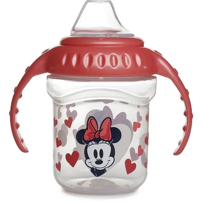 Thermobaby drinkbeker met handvat - 250 ml - siliconen tuit - lekvrij - Minnie Mouse