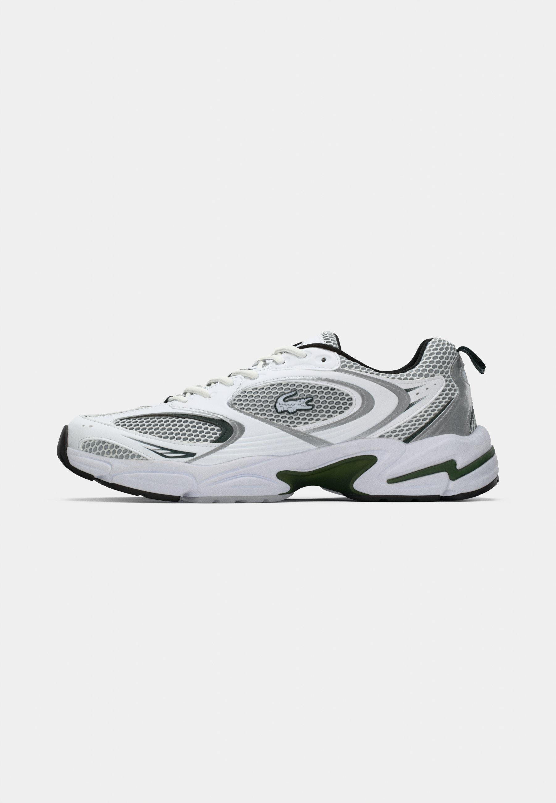 Lacoste STORM 96 2K 125 - Sneakersy - biały/ciemnozielony