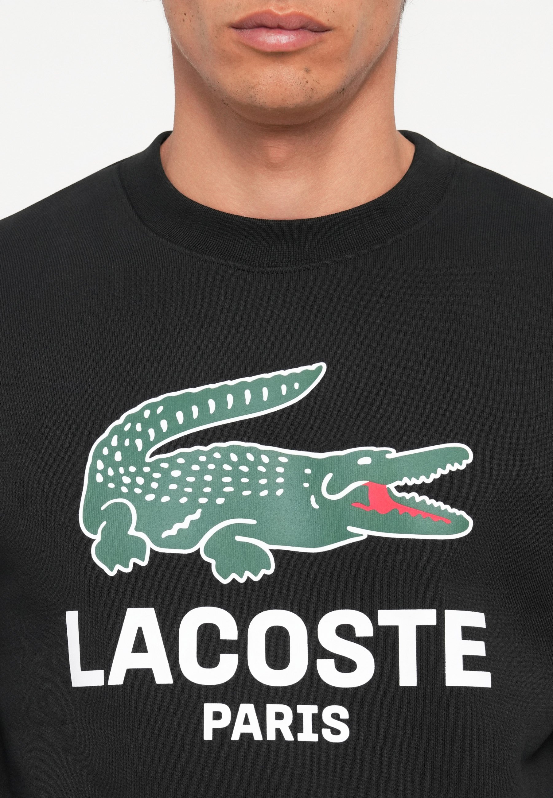 Lacoste sweatshirt - zwart